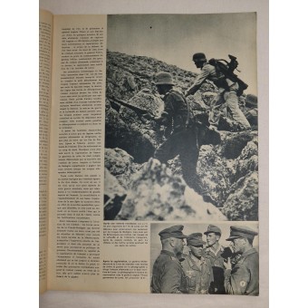 Signal, nr 2, 1944, 48 sidor på franska.. Espenlaub militaria